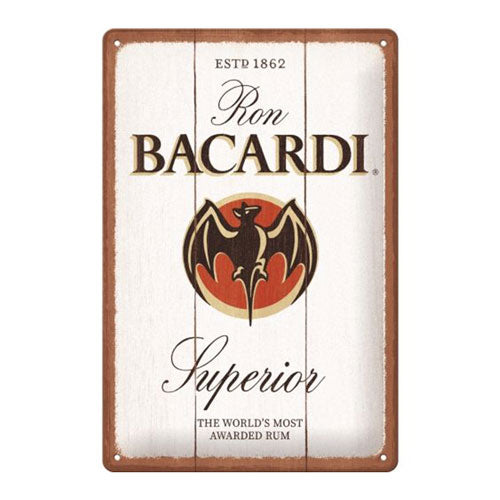 Nostalgic-Art Bacardi Medium Sign (20x30cm)