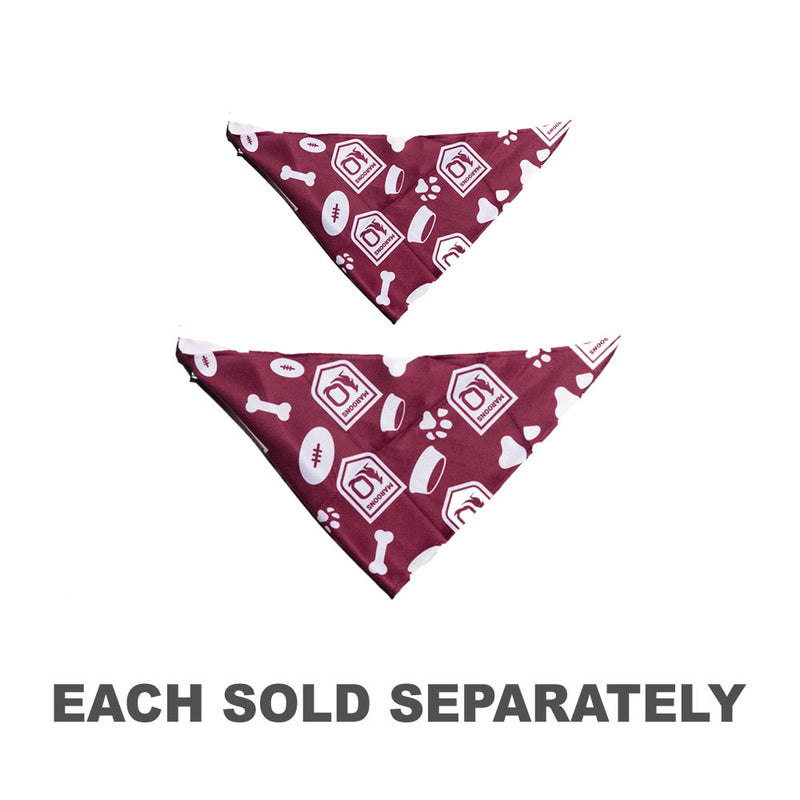 QLD Maroons State of Origin Pet Bandana