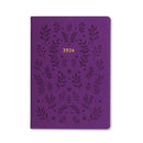 Letts 2024 Woodland A5 semaine pour voir le journal