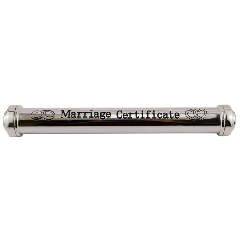 Dakota Marriage Certificate Holder (Silver)