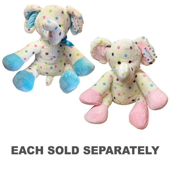 Anipals Dot Elephant Stuff Toy 34cm