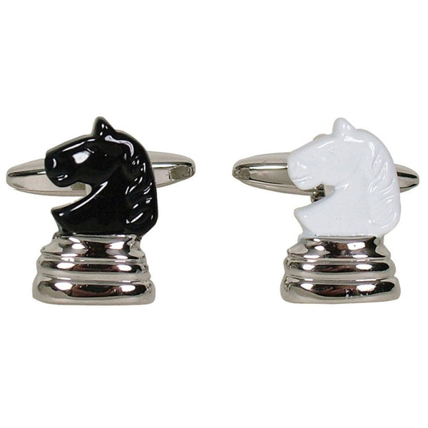 Chess Knight Button Cufflinks