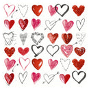 Papier + design serviettes de déjeuner à thème de la Saint-Valentin