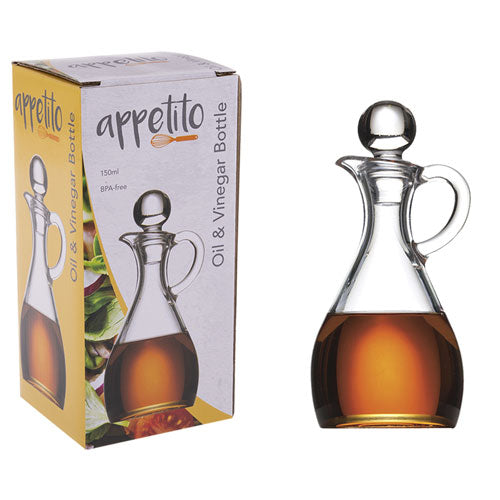 Appetito Oil & Vinegar Bottle 150mL (Clear)