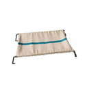 Hessian Steel Frame Bed