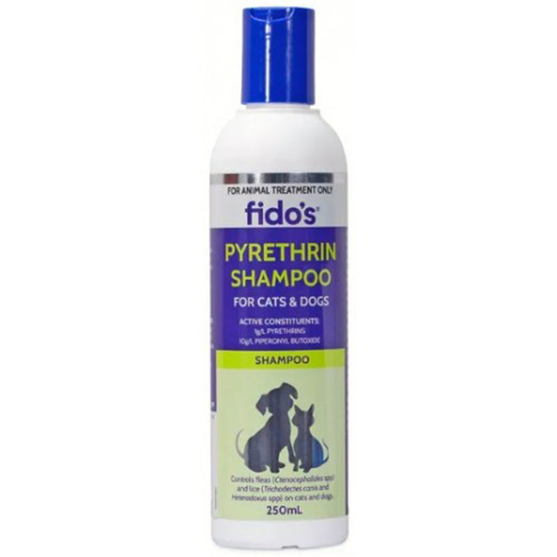 Fido Pet Dog & Cats Pyrethrin Shampooing