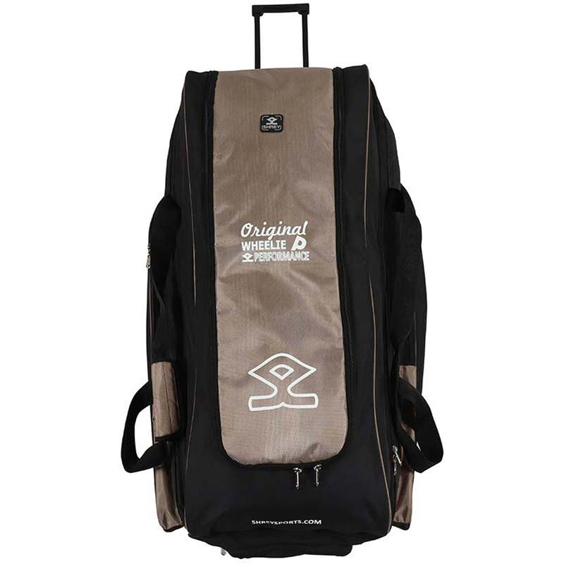 Shrey Performance Wheelie Bag (Black/Gold)