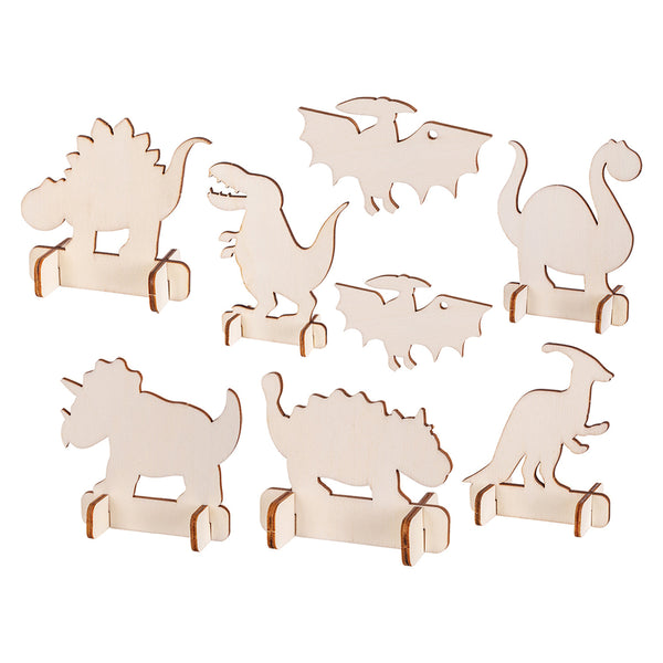 Wooden Dinosaurs 8pk