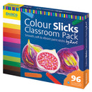 Zart Coloured Slicks Class Pack 96pk