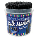 School Markers 48pcs (Black)