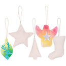 Pre-stuffed Calico Christmas Ornaments 10pcs