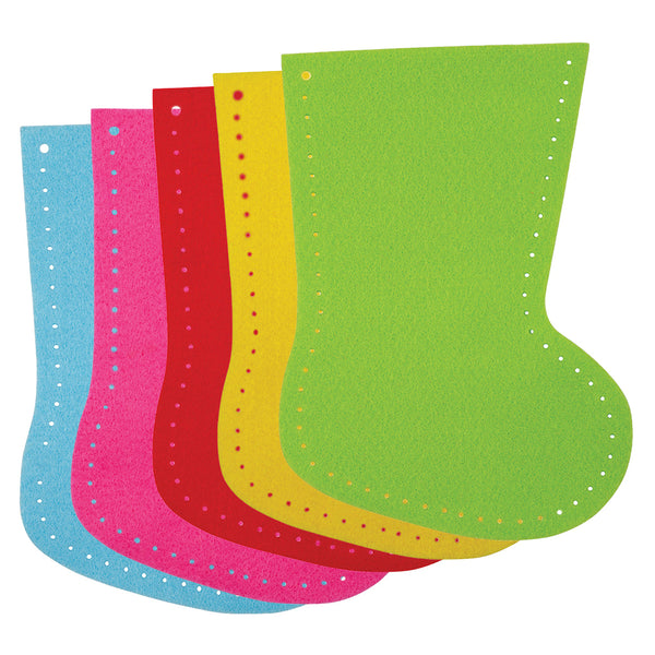 Felt Stockings 20pcs (14x20cm)