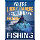 Signe en étain en acier lourd (30x40 cm)