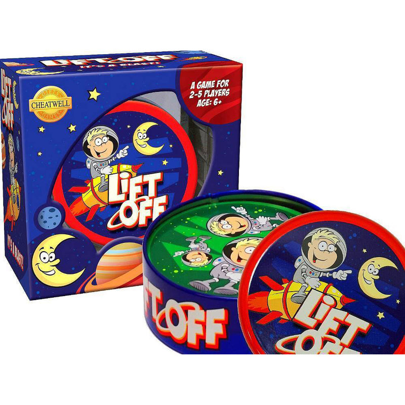 Lift Off in Round Tinned Card Game