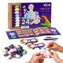 Sensory Art Air Clary Creativity 24 Colors Set (White and Pearl)