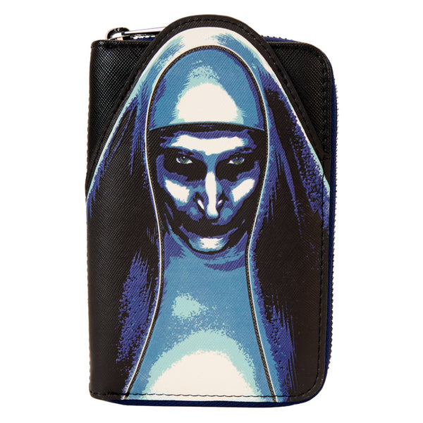 The Nun Cosplay Glow Zip Around Wallet