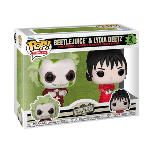 Beetlejuice & Lydia Deetz Pop! Vinyl 2-Pack