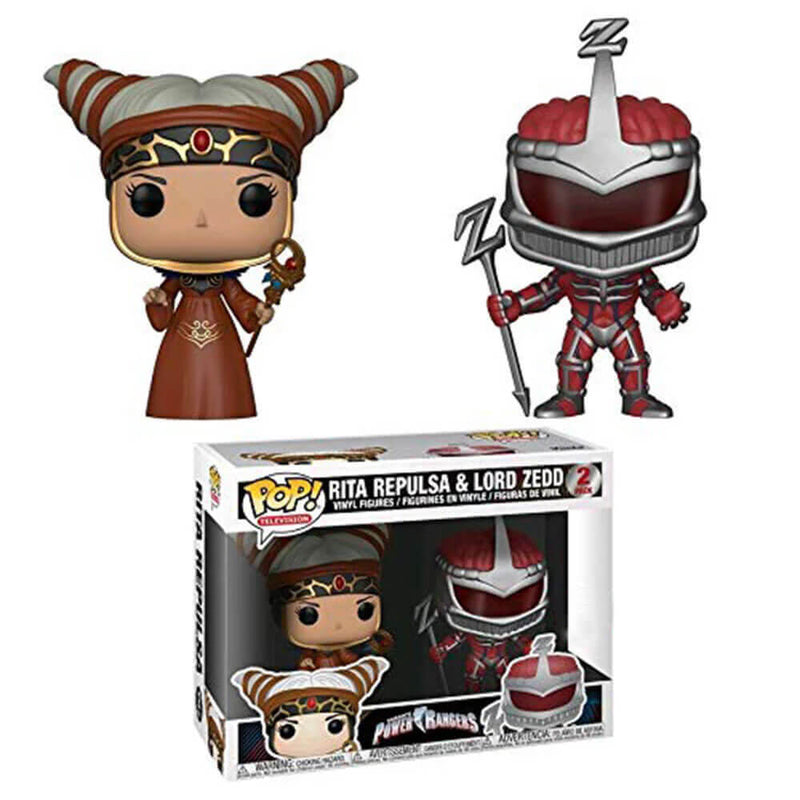 Power Rangers Rita Repulsa &amp; Lord Zedd Pop US! Lot de 2 vinyles