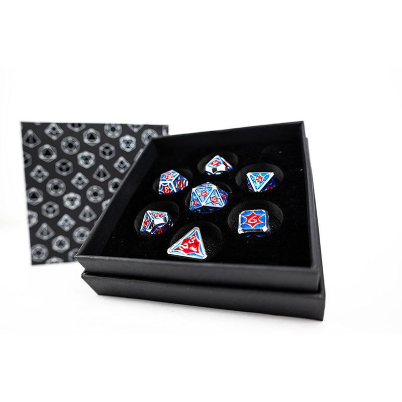 LPG Metal RPG Leadlight Dice Set