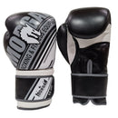 Morgan Aventus Leather Boxing Gloves (Black/White)