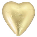 Coeurs de chocolat au lait mat belge