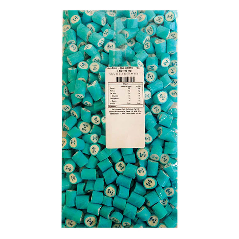 Blue and White "Its a Boy" Rock Candy 1kg