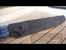 Couteau à filet Cuda Professional Micarta avec gaine