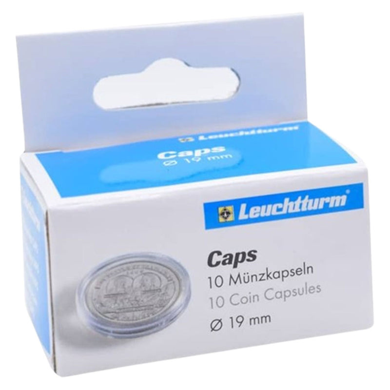Leuchtturm Coin Capsules 10pk (from Size 10-19)