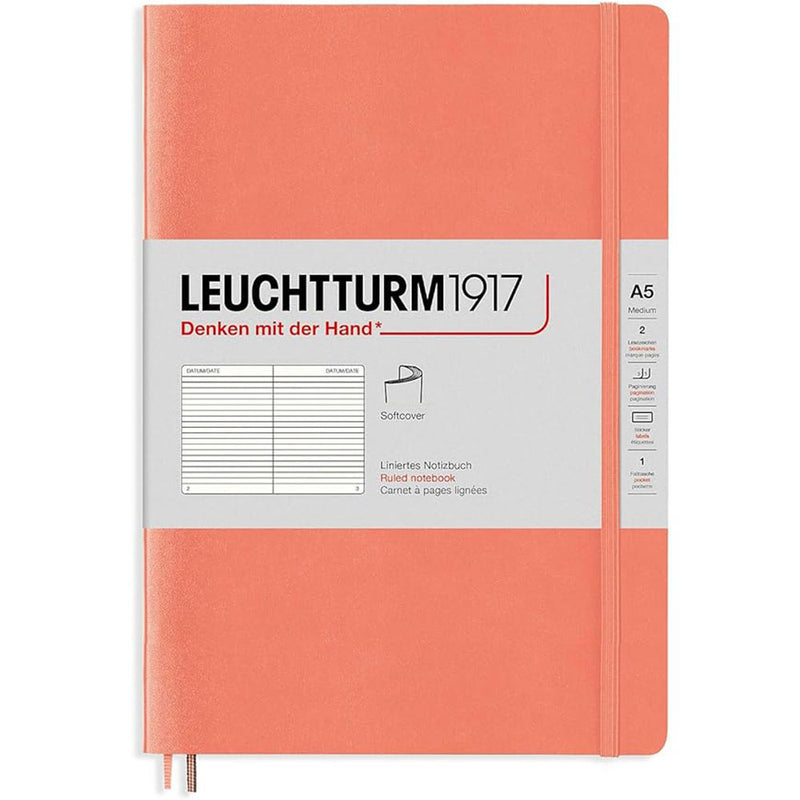 Leuchtturm Softcover Ruled Notebook A5