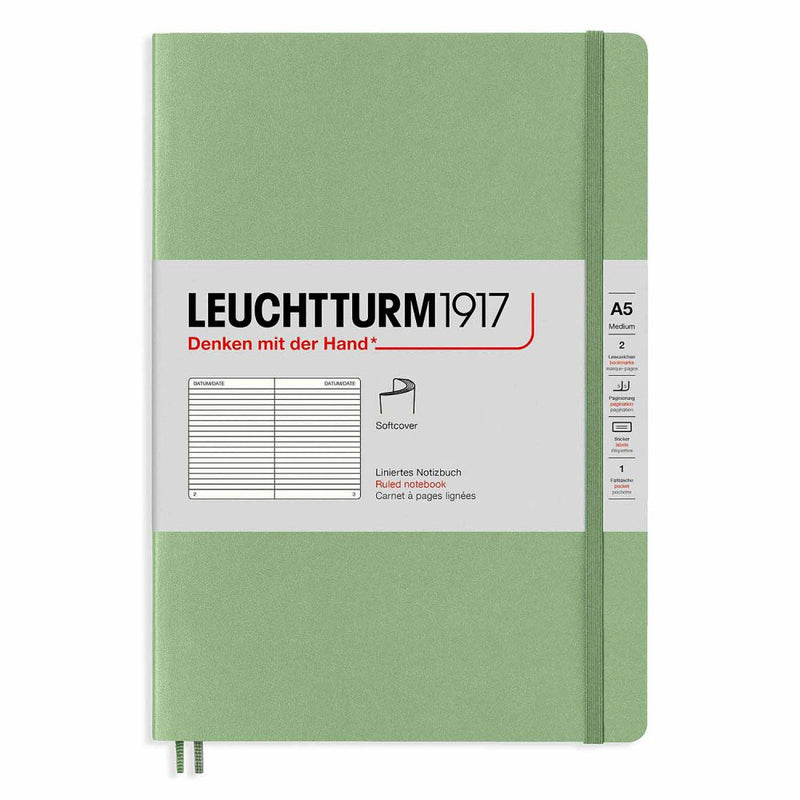 Leuchtturm Softcover Ruled Notebook A5