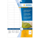 Herma Transparent Crystal-Clear Labels A4 25pc