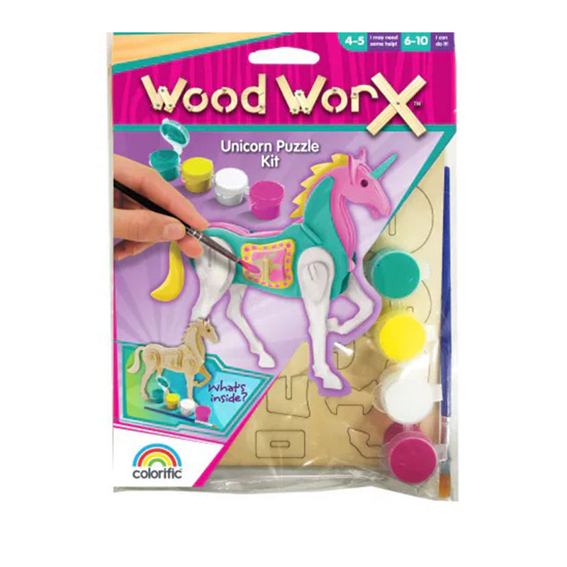 Wood Worx Puzzle Paint Kit