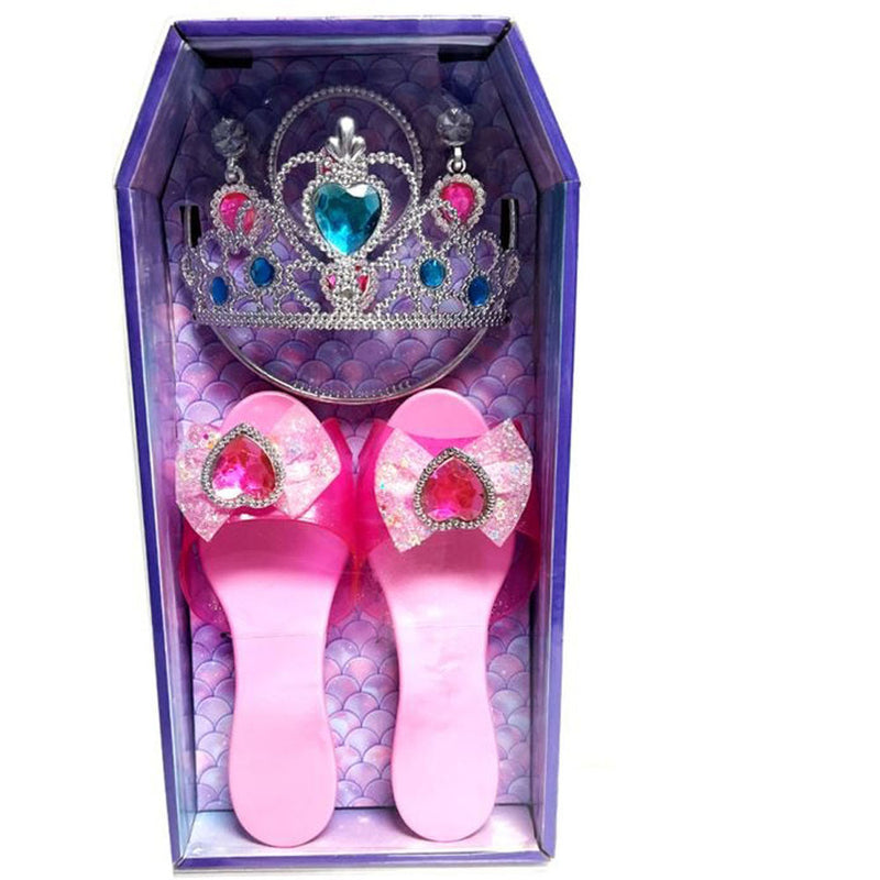 Shoes Tiara and Jewellery Set