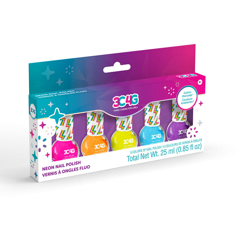 3C4G Neon Nail Polish (Pack of 5)