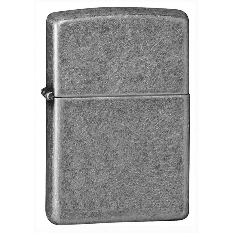 Briquet Zippo finition plaqué argent antique