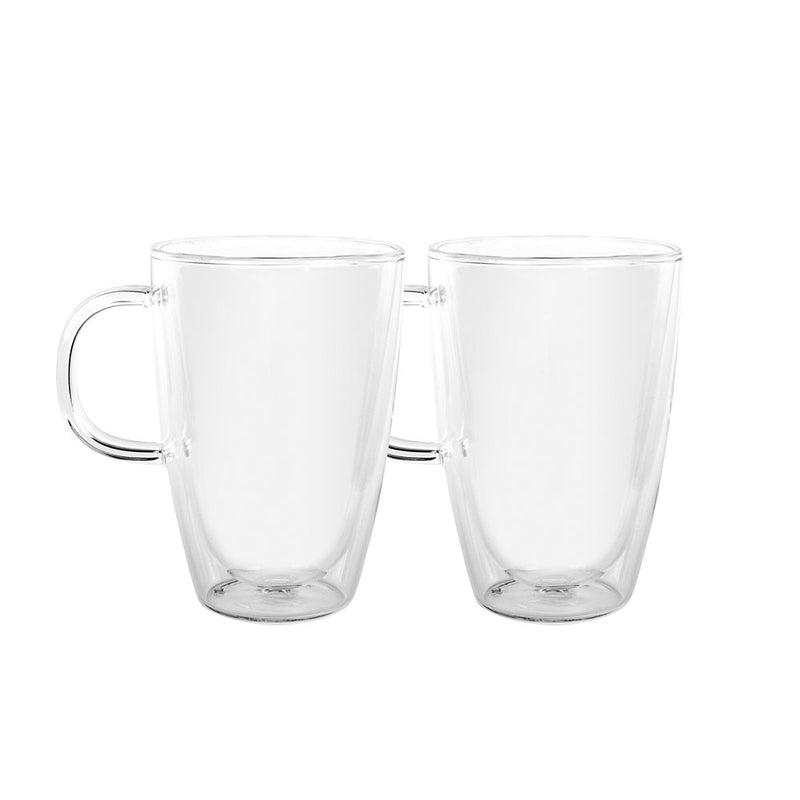 Avanti Caffee Manico Double Wall Glass (ensemble de 2)