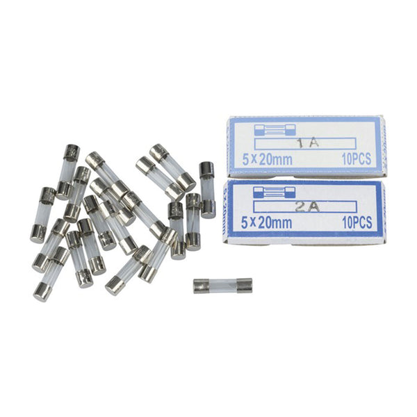 Quick Blow M205 Glass Fuses 40pcs (20x5mm)