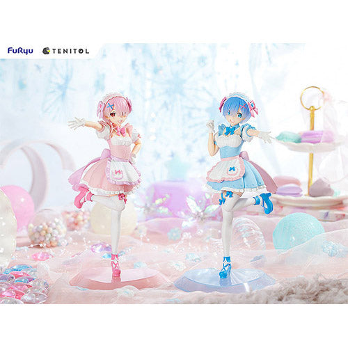 Re:ZERO Tenitol Yumekawa Maid Rem & Ram Set w/ Bonus Figure