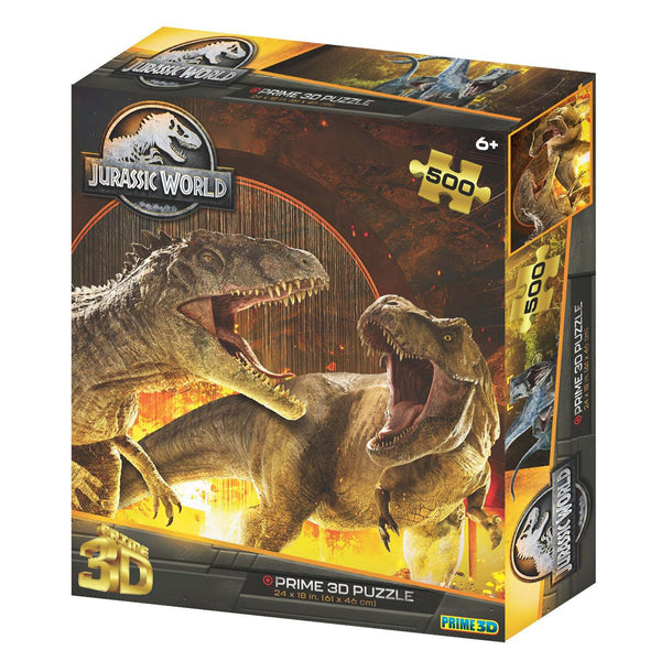 Prime3D Jurassic World TRex vs Giganotosaurs 500pc 3D Puzzle