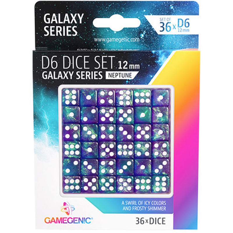 GameGenic Galaxy Series D6 Dice Set 12 mm (36pcs)