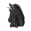 Jewelled Midnight Black Unicorn Ornament 15cm
