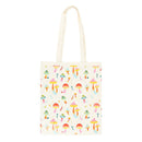 Funky Fungi Print Polycotton Tote Bag