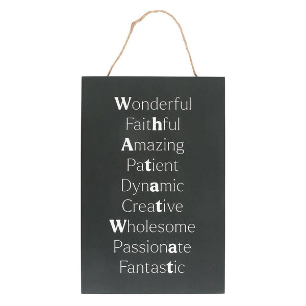 What A Tw*t Hanging MDF Sign