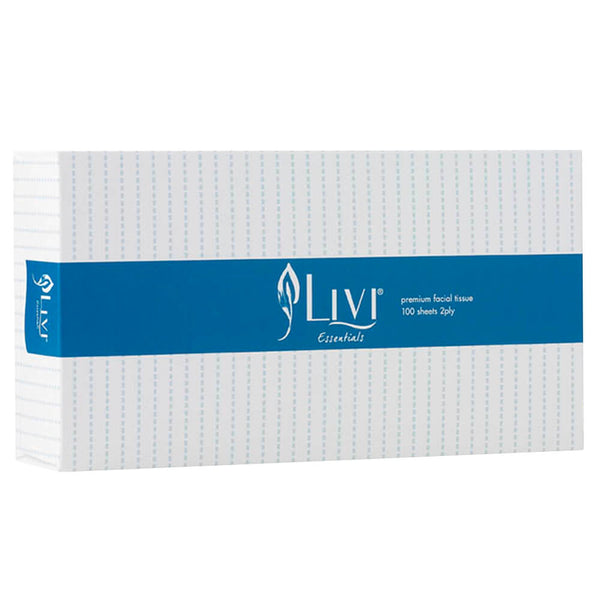 Livi Essentials Premium 2ply Mouchoirs en papier (100 feuilles)