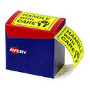 Avery Fluoro Yellow Label 750 / Roll (75x100mm)