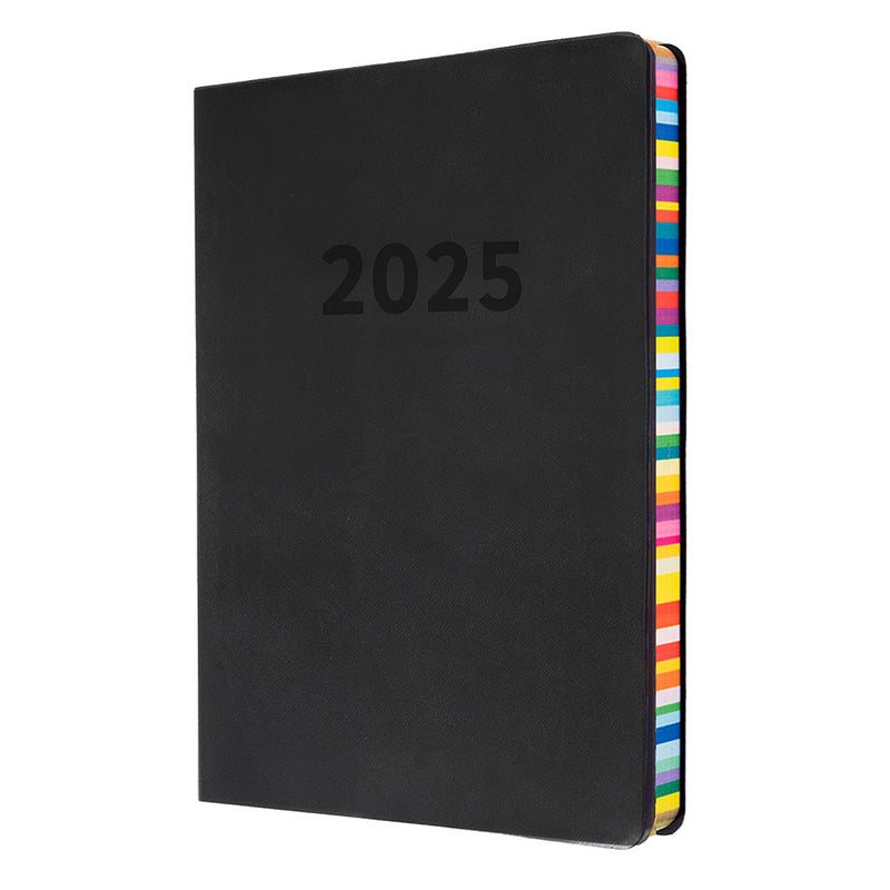 Collins Edge Rainbow A5 Week to View 2025 Diary