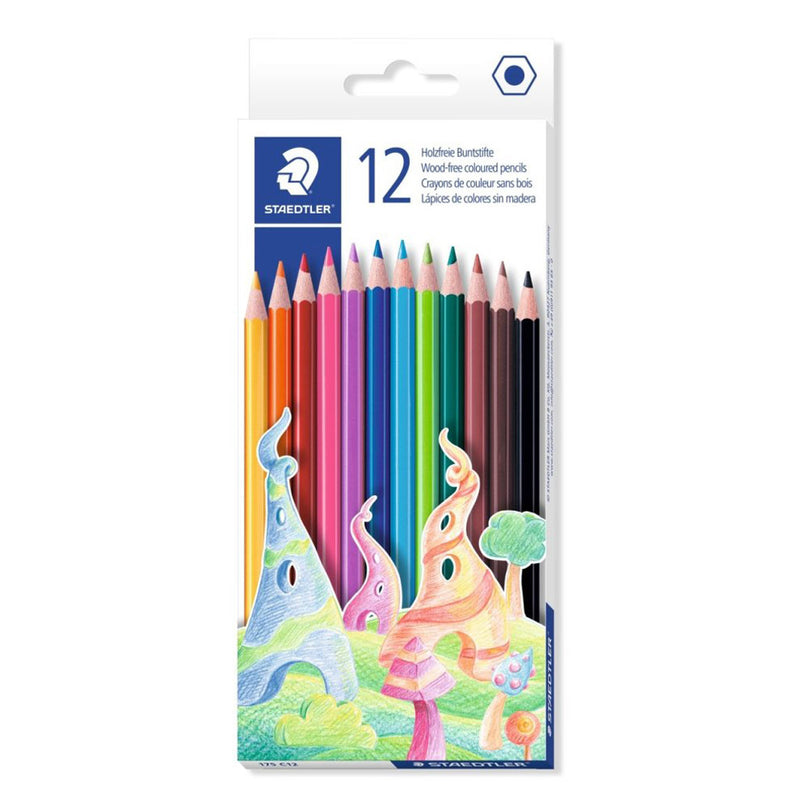 Staedtler Hexagonal Basic Coloured Pencil (Pack of 12)