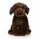 Living Nature Chocolate Labrador Plush Stuffed Animal Toy