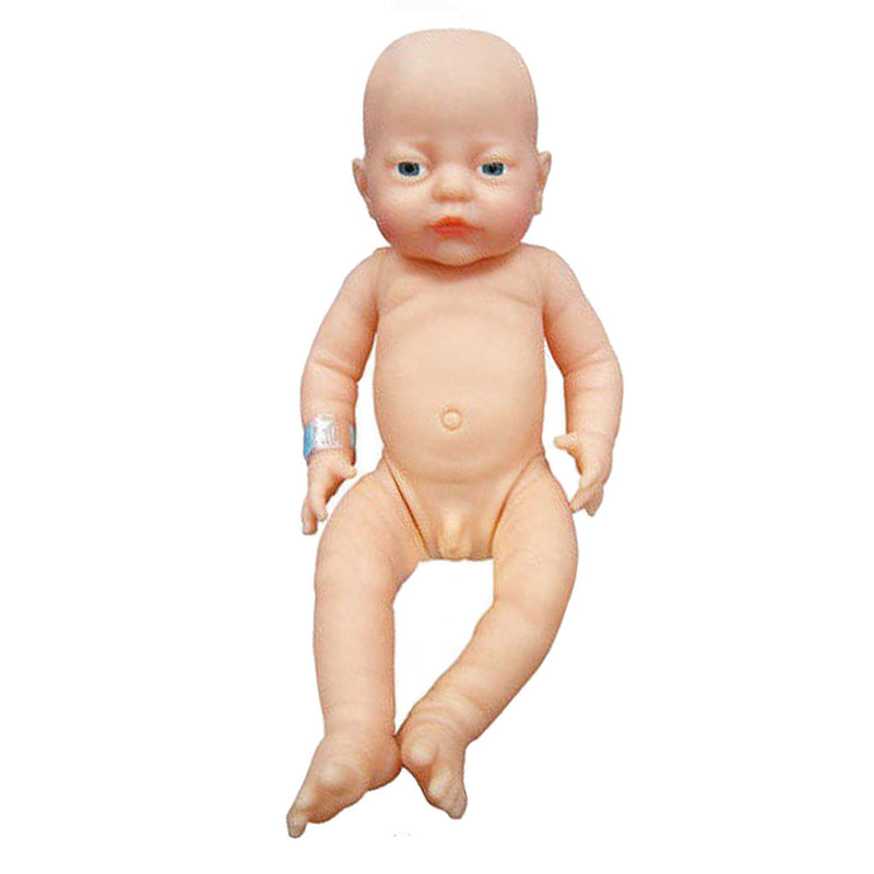 Poupée bébé nouveau-né caucasien avec couche 41cm
