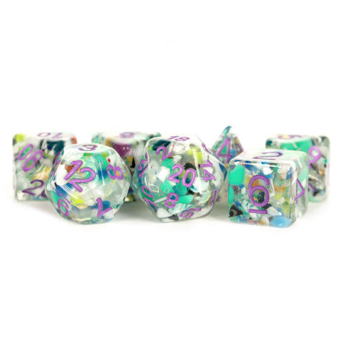 MDG Recycled Resin Polyhedral Dice Set 16mm